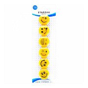 Magnet-Mix Emoticons 30mm, 6 Stk.