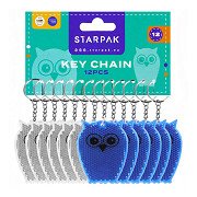 Reflection Schlüsselanhänger Eule, 12 Stk.