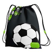 Turnbeutel Fußball mit Ball Grün