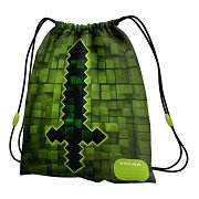 Gymtas Pixel Zwaard Groen