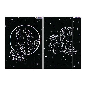 Map met Elastiek A4 Eenhoorn