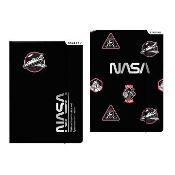 Karte mit Gummiband A4 NASA