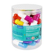 Mini Duft-Textmarker Farbmix, 48 Stk.