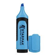 Blauer Textmarker