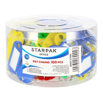 Key ring with address, 100 pcs.