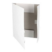 Weiße Karte mit A4-Band