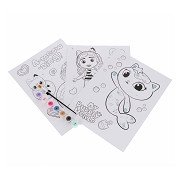 Gabby's Dollhouse – Malen nach Zahlen – inkl. 7 Farbtöne und Pinsel