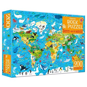 Animals of the World Book and Puzzle