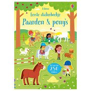 First Sticker Book Horses & Ponies