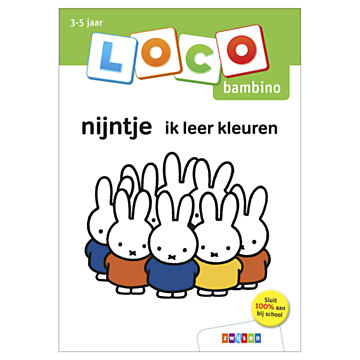 Bambino Loco - Miffy I learn to color (3-5 years)