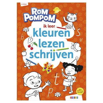 Rompompom Ich lerne Malen, Lesen und Schreiben (4-6 Jahre)