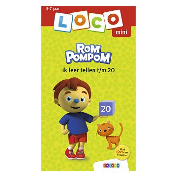 Mini Loco Rompompom - ik leer tellen t/m 20