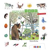 Toddlers Reading Book - a bear in the garden!