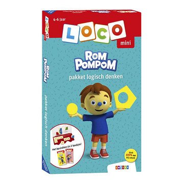 Mini Loco Rompompom Paket Logisches Denken (4-6 Jahre)