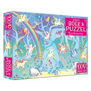 Unicorns Book and Puzzle