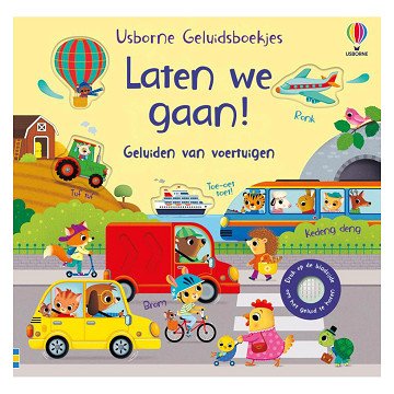 Geluidenboek Voertuigen - Laten we gaan!