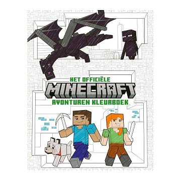 The Official Minecraft Adventure Coloring Book