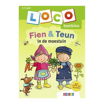Oefenboekje Loco Bambino Fien & Teun in de Moestuin