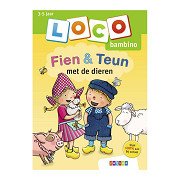 Loco Bambino Fien & Teun with the Animals Exercise Booklet