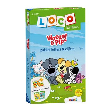 Loco Bambino Woezel & Pip pakket letters & cijfers