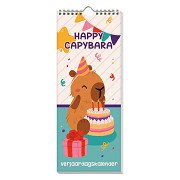 Birthday Calendar - Capibara