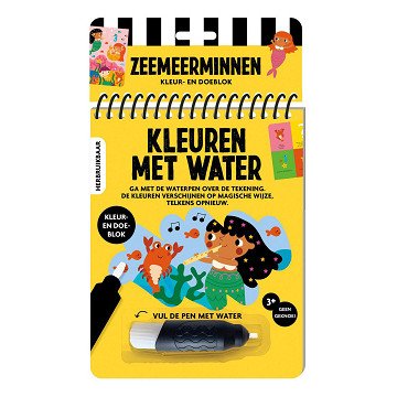Kleuren met Water - Zeemeerminnen