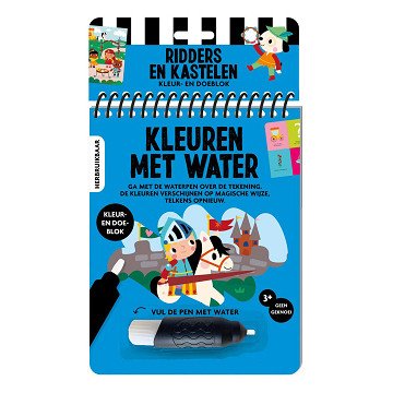 Kleuren met Water - Ridders en Kastelen