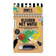 Kleuren met Water - Dino's