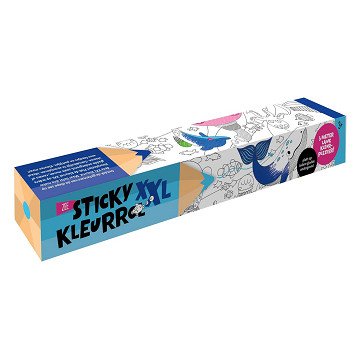 Klebefarbenrolle XXL 3 Meter - Meer