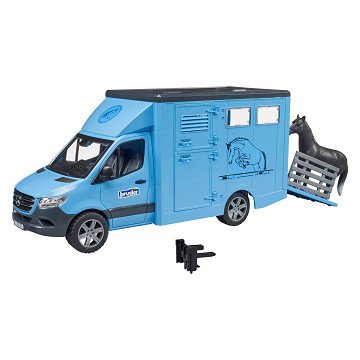 Bruder Mercedes Benz Sprinter paardentransport m/1 paard - 1:16