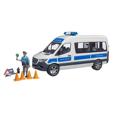 Bruder Mercedes Benz Sprinter Politie met Licht en Geluid - 1:16