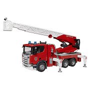Bruder Scania Super 560R Feuerwehrdrehleiter mit Wasserpumpe - 1:16