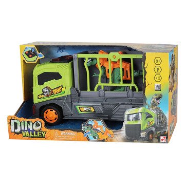 Dino Valley Transporttruck met Kooi - 37cm