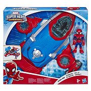 Superhelden-Abenteuer Spider-Man Jetquarters Spielset