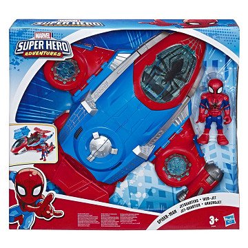 Superhelden-Abenteuer Spider-Man Jetquarters Spielset