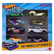 Hot Wheels Die cast Let's Race Speelgoedauto's - 8st.