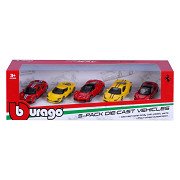 Burago Ferrari Die Cast Auto's 1:64 - 5st.