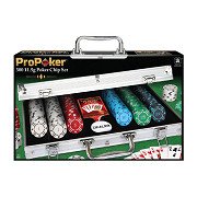 Aluminium Koffer - 300 Pokerchips