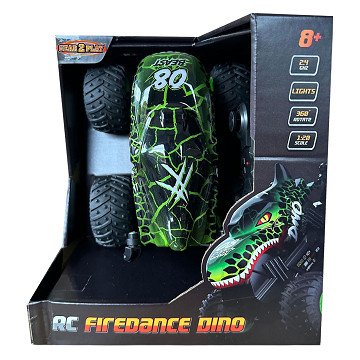 RC Controllable 2.4GHz Firedance Dino Stunt Car - 1:20