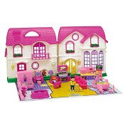 My Sweet Home Dollhouse with Light and Sound