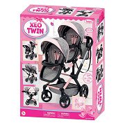 Xeo Duo Tweelingpoppenwagen -  46 cm