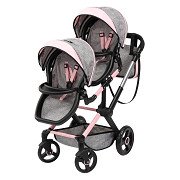 Xeo Duo Twin Doll Stroller - 46 cm