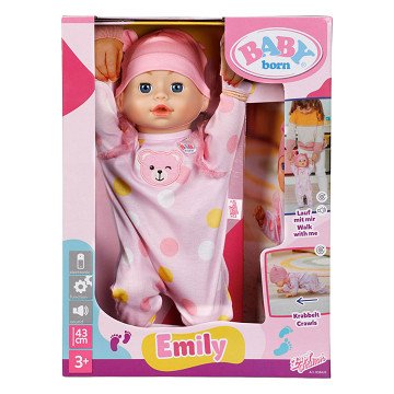 BABY born Emily Walk with me - 43cm