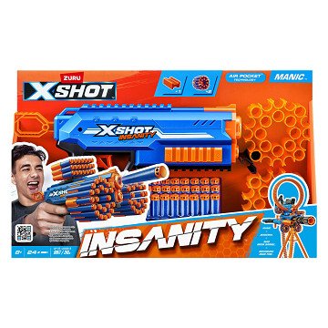 ZURU X-Shot Insanity Manic - 24 Darts