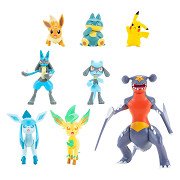 Pokémon Sinnoah Region Kampffiguren - 8 Stück.
