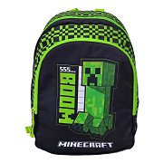 Minecraft Tree Backpack with 2 Compartments - 38x28x16cm