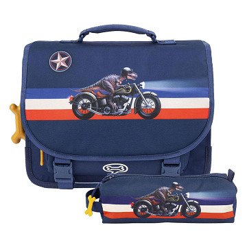 Stones and Bones Brrraptor Schooltas met Etui