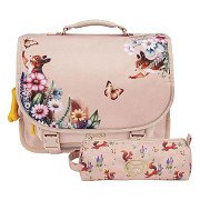 Stones and Bones Curious Squirrels Old Rose Lily Schooltas met Etui