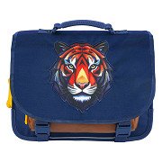 Stones and Bones Tiger Facet Indigo Lotus School Bag