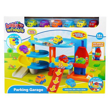 Baby Wheel Parkeer Garage met 6 Autos